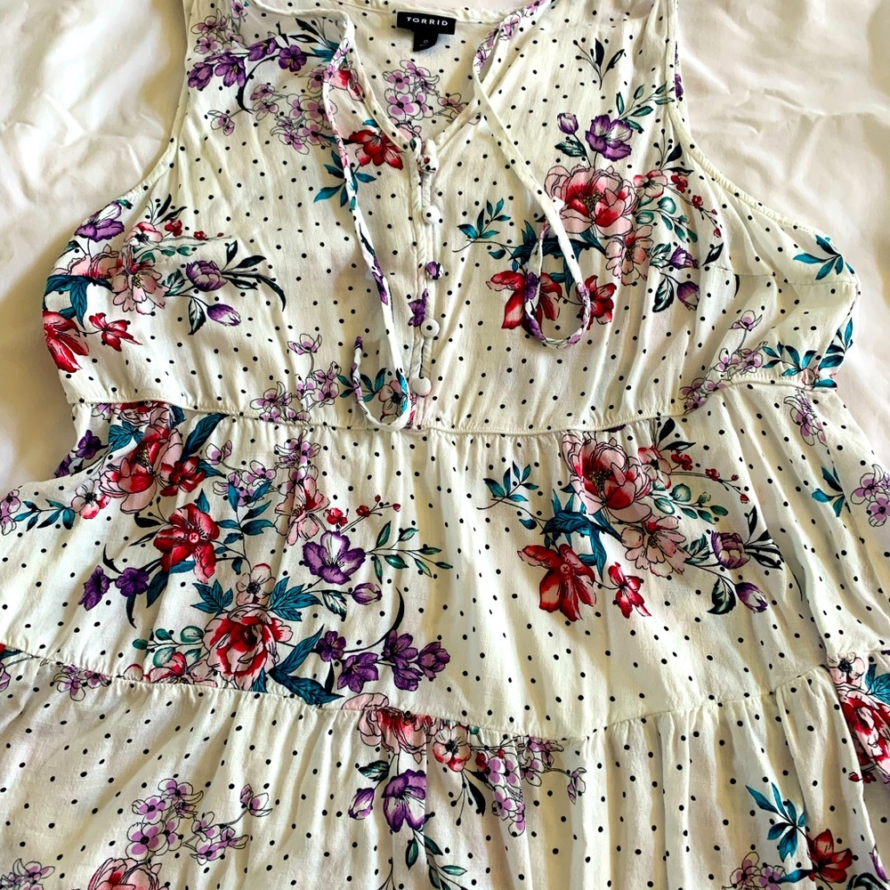 Floral Sleeveless Top